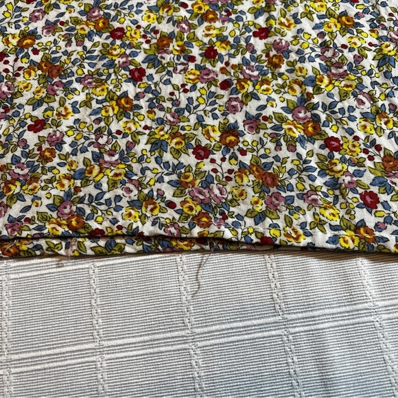 Cynthia Rowley Microfloral Cottagecore Peasant Blouse Women's M Garden Girl - Picture 9 of 10